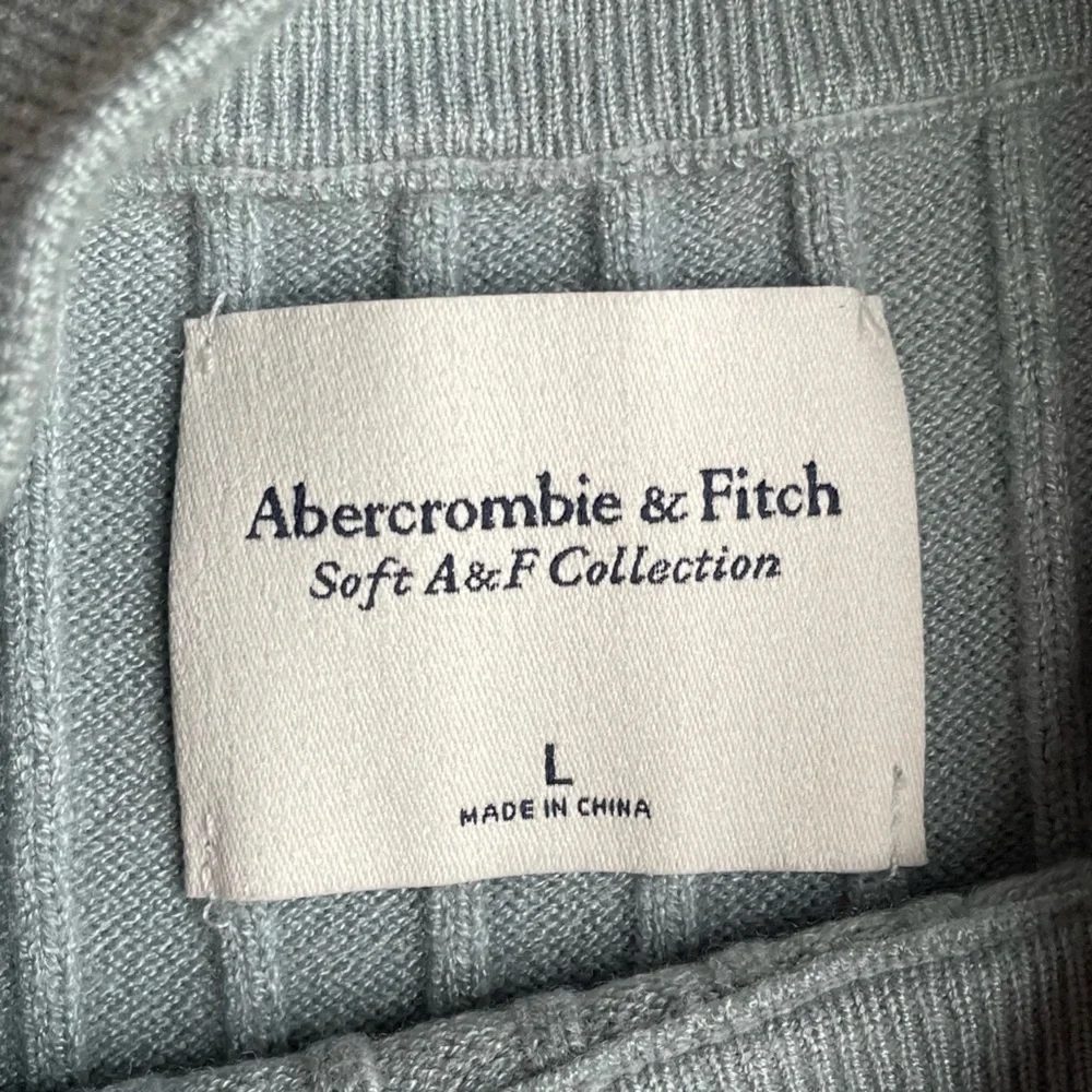 NWT Abercrombie & Fitch Soft Collection Sweater Ribbed Stretchy Long Sleeve SZ L - Picture 9 of 15